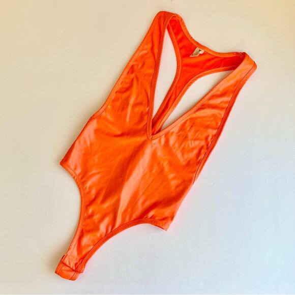 SALTY Orange One Piece Swimsuit - Picture 1 of 5